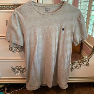 Grey polo T-shirt
